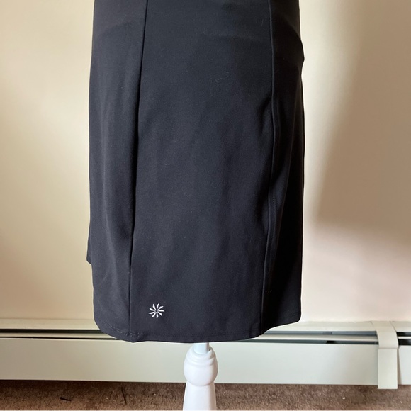 Athleta Black Zip Up Sleeveless Collared Athletic Performance Dress size XXS - Picture 8 of 11